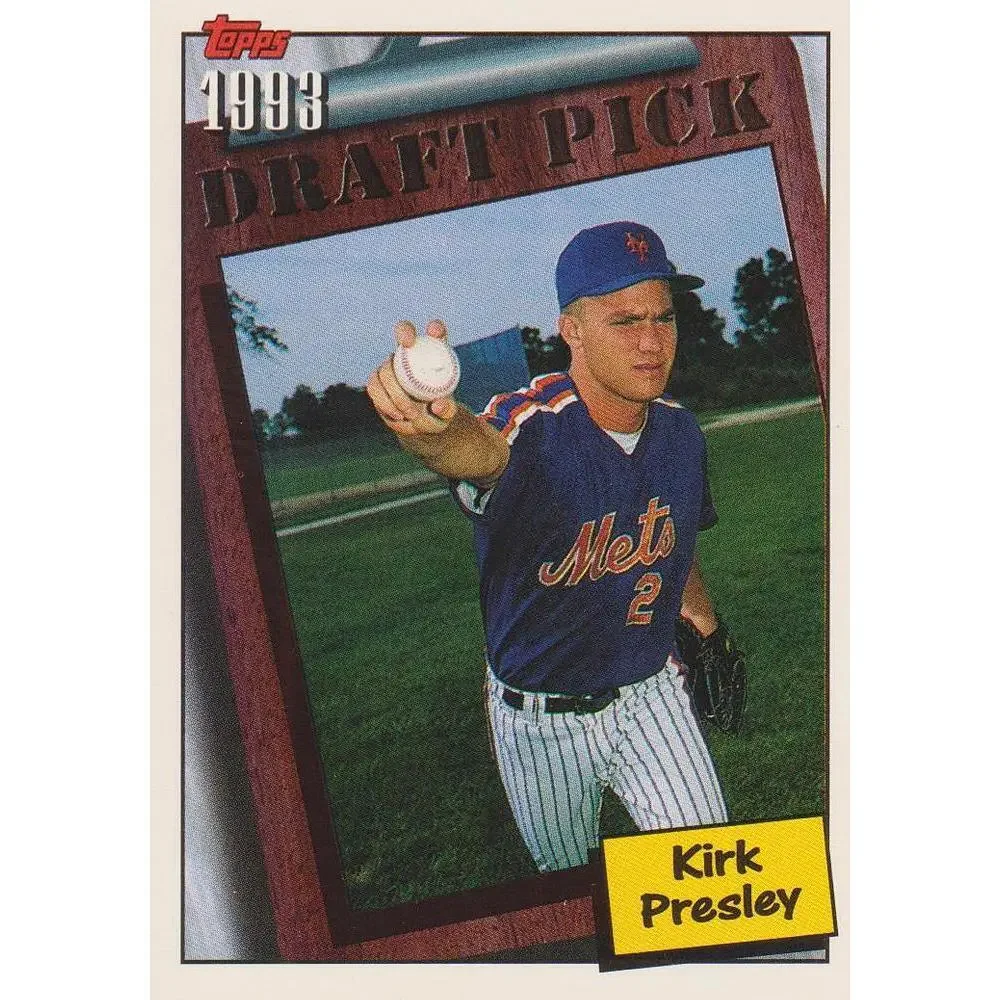 1994 Topps Kirk Presley DPK, RC # 740 New York Mets